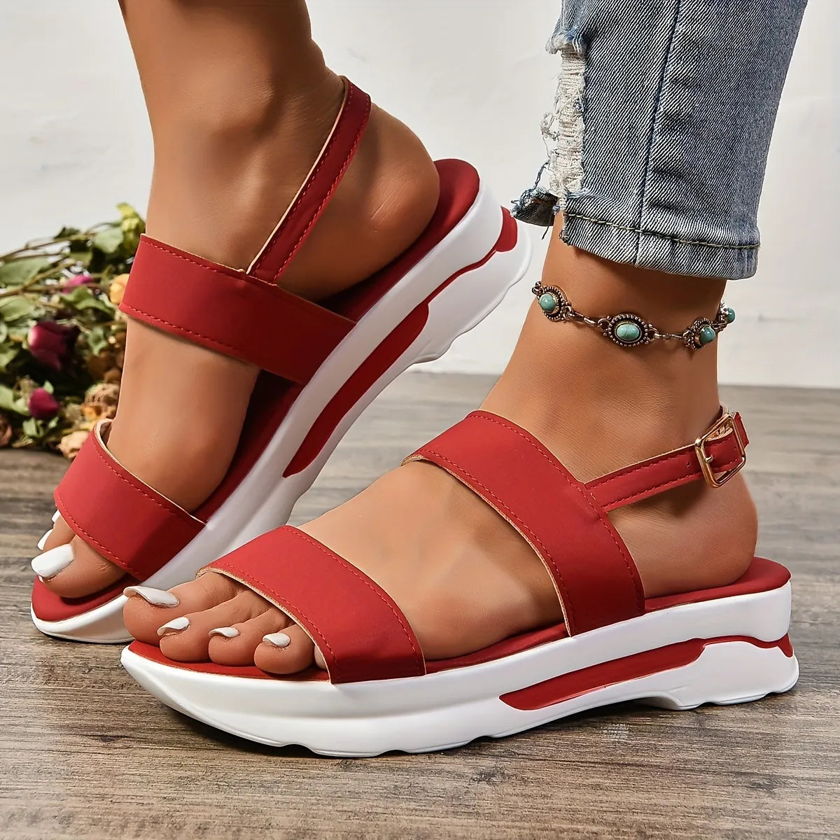 SANDALIAS KARINA - Luce mas alta, con comodidad