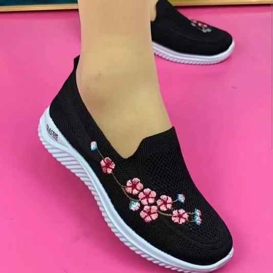 GLORIA CONFORT - Zapatos cómodos florales transpirables De malla