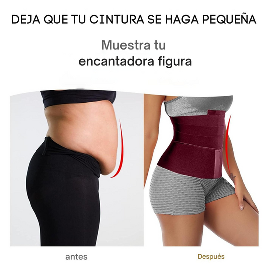 CINTA MOLDEADORA DE EFECTO AVISPA - Tu secreto para una figura perfecta