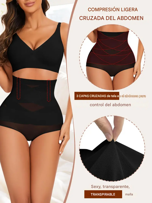 SHAPEBEAUTY - Faja de Cintura Alta para Moldear el Cuerpo (KIT2 UNDS)