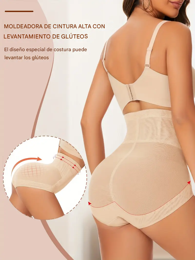SHAPEBEAUTY - Faja de Cintura Alta para Moldear el Cuerpo (KIT2 UNDS)